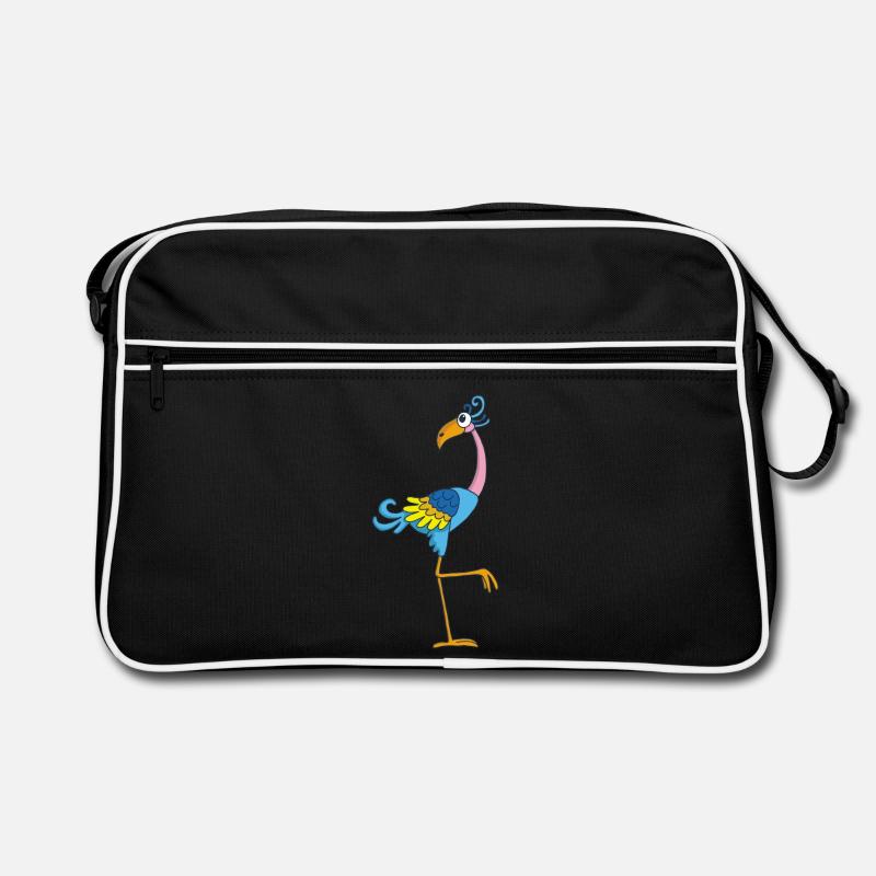 Funny bird Retro Bag