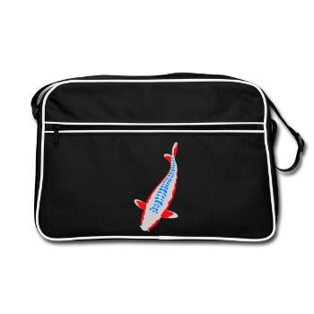 Koi - Nishikigoi - Retro Bag - black/white - Front