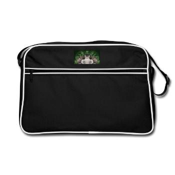 jungle animals - Retro Bag - black/white - Front