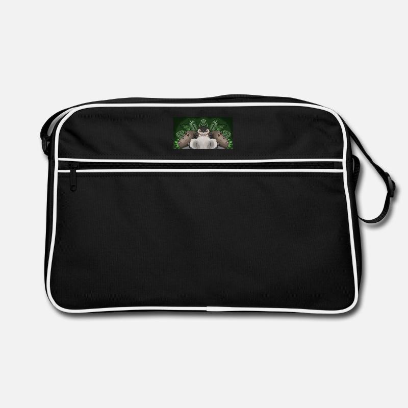 Dschungeltiere Retro Tasche