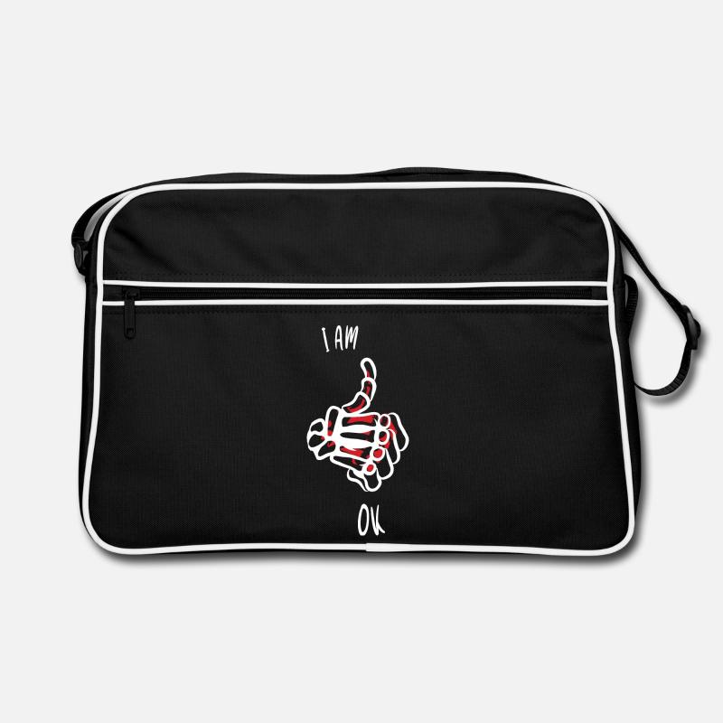Ich bin Ok Retro Tasche