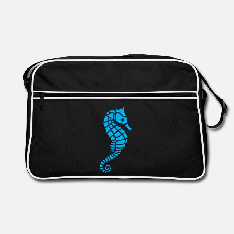 Hippocampe bleu Sac Retro