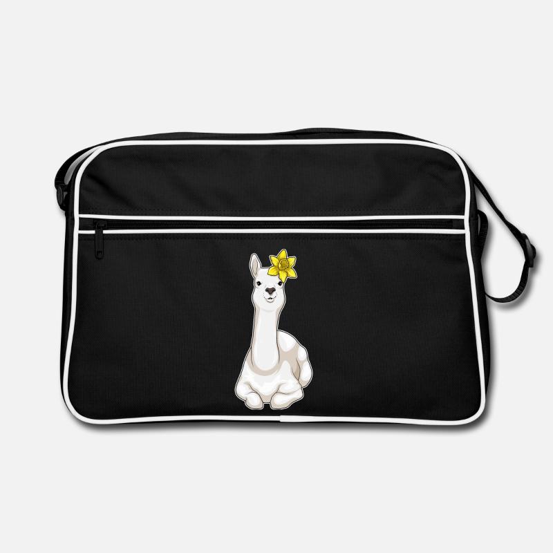 Lama Fleurs de Jonquille Sac Retro