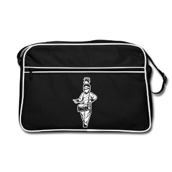 Enfant batteur - Sac Retro - noir/blanc - Devant