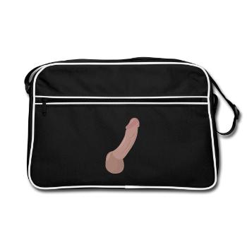 K-18 print - Retro Bag - black/white - Front