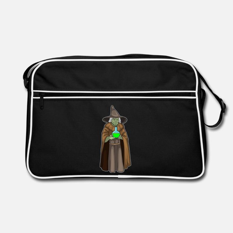 Witch Halloween Magic Potion Retro Bag
