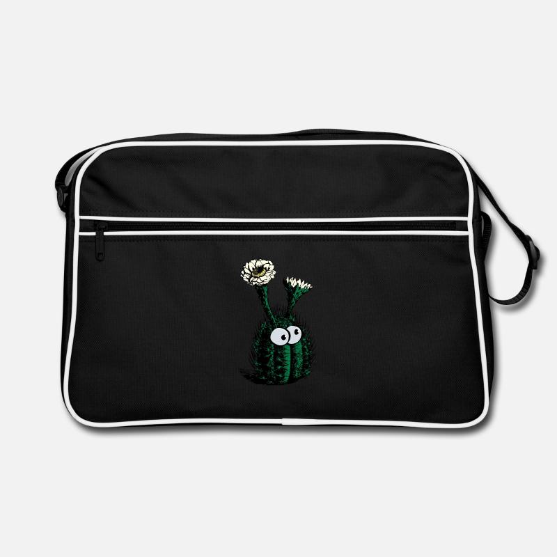 Cactus avec des yeux Sac Retro