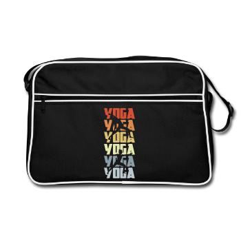 Yoga Vintage Look - Sac Retro - noir/blanc - Devant