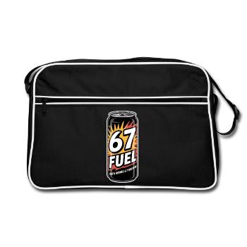 67 Fuel Energy Can 67 Caffeine Power - Retro Bag - black/white - Front