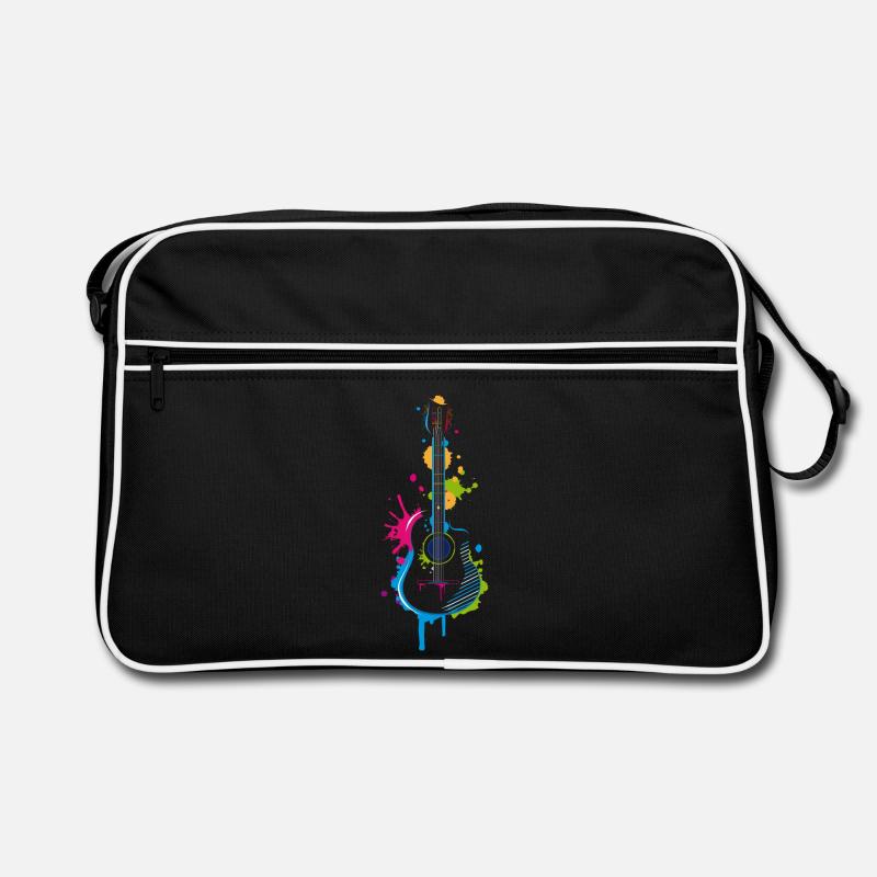 guitare Graffiti - Sac Retro - noir/blanc