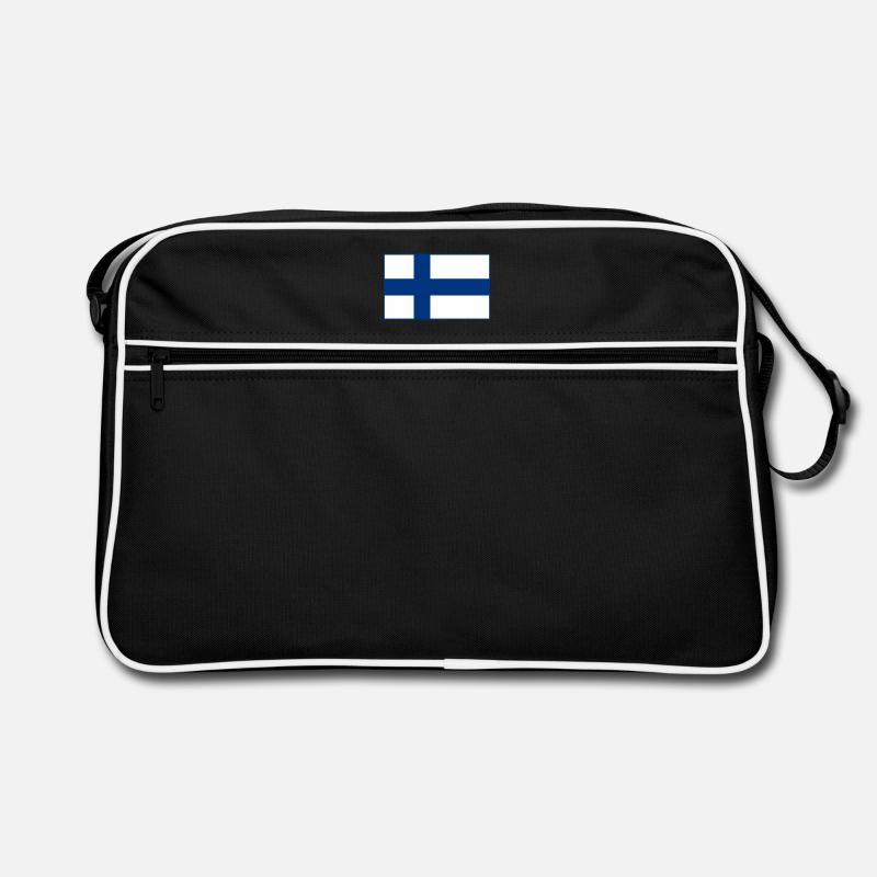 Drapeau de la Finlande Sac Retro