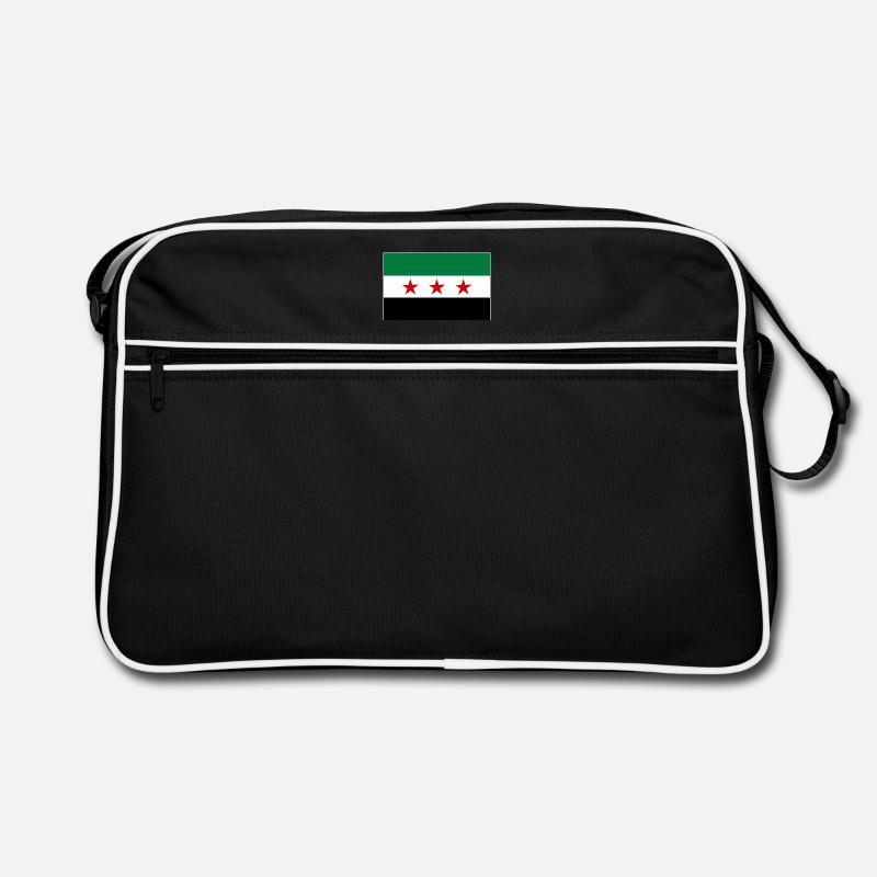 Syria Flag Retro Bag