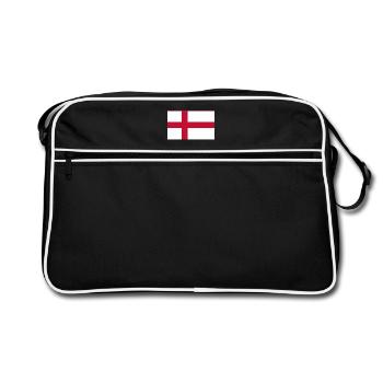 England Flag - Retro Bag - black/white - Front