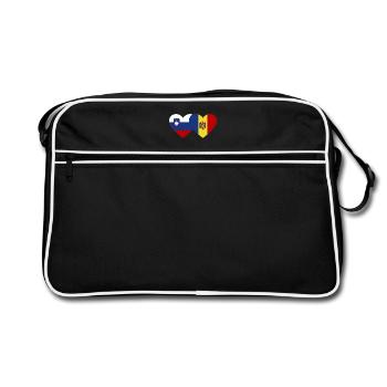 Slovénie Slovénie - Sac Retro - noir/blanc - Devant