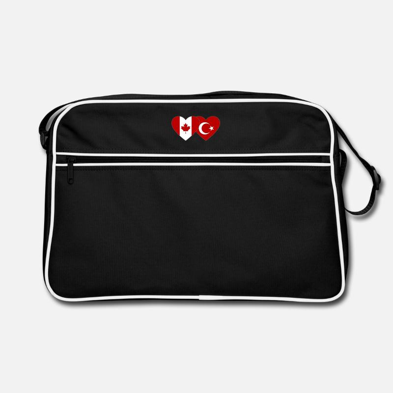 Canada Dinde Drapeau Coeur Sac Retro