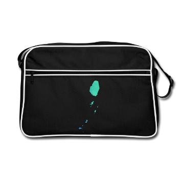 Saint Vincent and the Grenadines - Retro Bag - black/white - Front