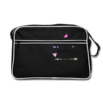 My first mother's day (girl) - Sac Retro - noir/blanc - Devant