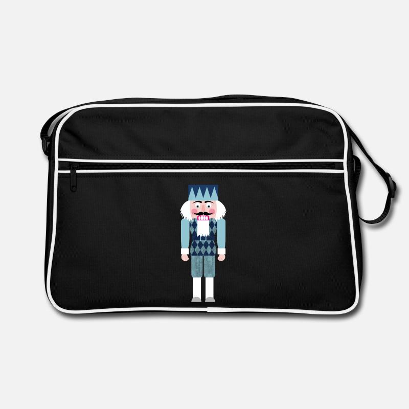 Nutcracker Rhodes Rhombs Christmas Xmas Advent Retro Bag
