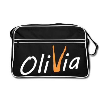 Olivia Bein - Retro Bag - black/white - Front