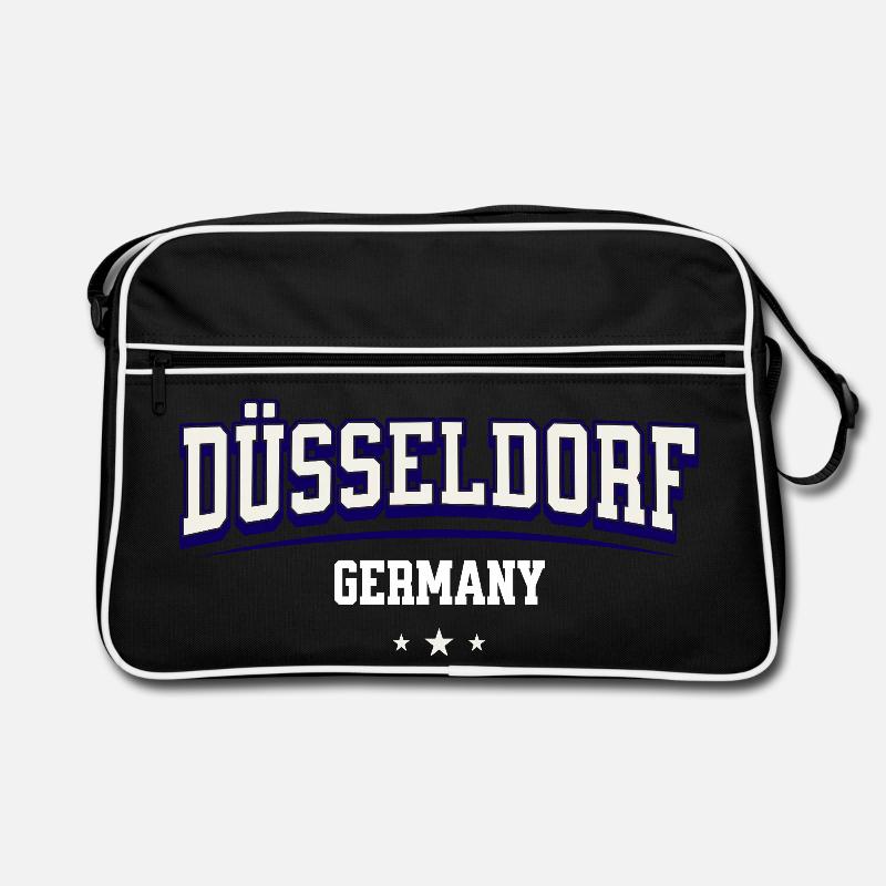 Logo universitaire de Düsseldorf, Allemagne Sac Retro