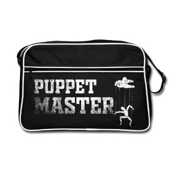 Puppet Master Marionette - Retro Tasche - Schwarz/Weiß - Vorne