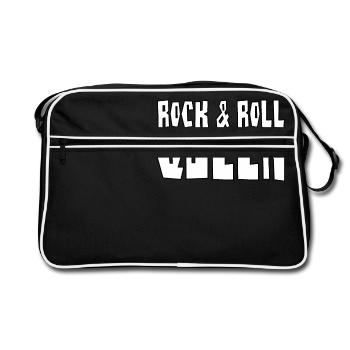 Rock & Roll Queen - Rock 'n' Roll Queen - Sac Retro - noir/blanc - Devant