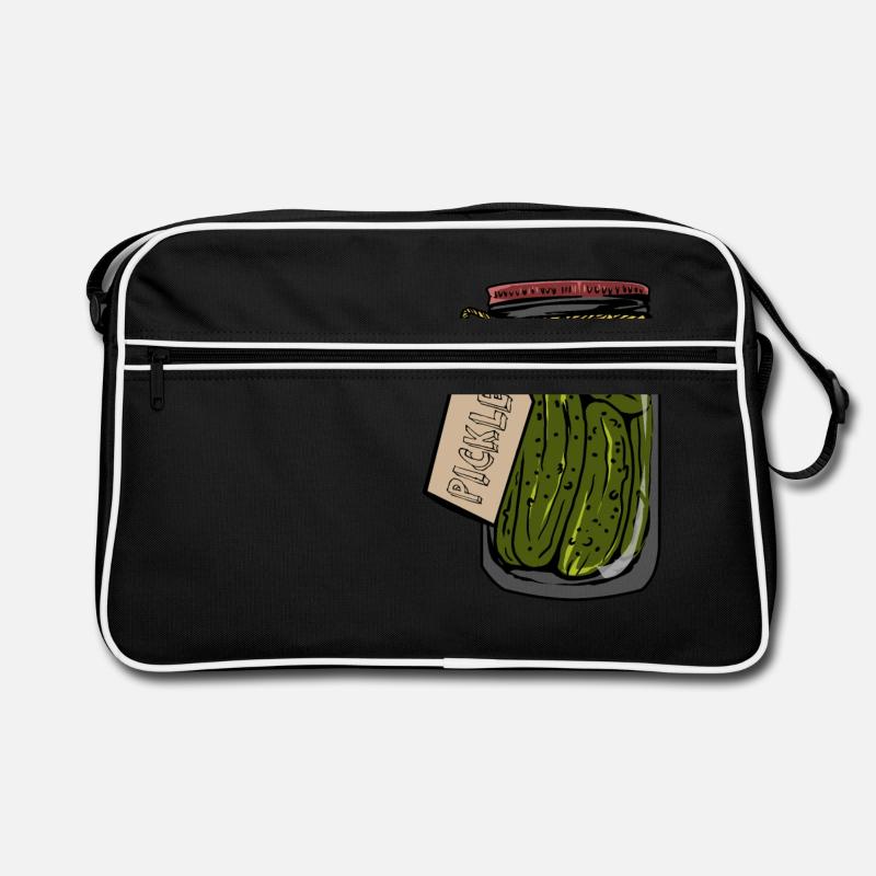 Cornichons dans un pot cadeau pour amis et cornichons Sac Retro