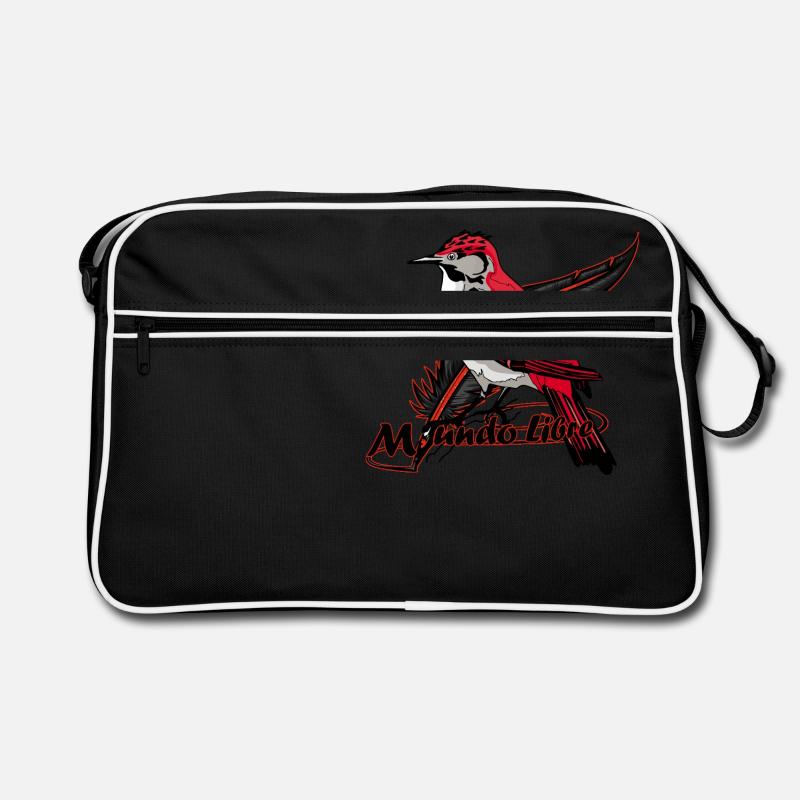 Red Flytrap Bird Retro Bag