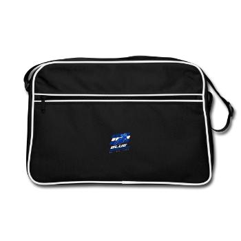 Blue Racer  - Sac Retro - noir/blanc - Devant