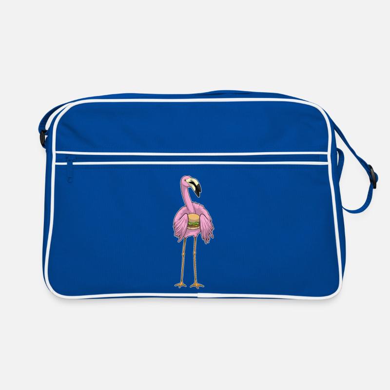 Flamingo Cheeseburger Retro Bag