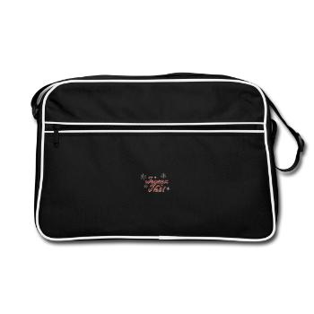 Joyeux Noël - cadeau à offrir ! - Sac Retro - noir/blanc - Devant