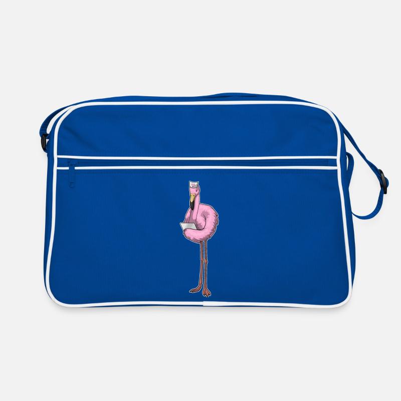 Flamingo Krankenschwester Notiz Retro Tasche