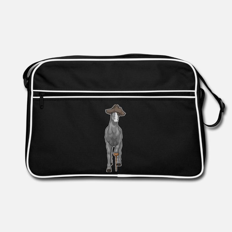 Cheval Pirate Jambe de bois Sac Retro