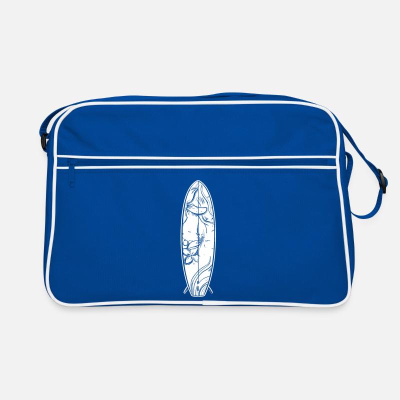 Cartoon Surfboard Retro Bag