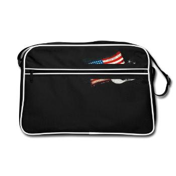kl_linedance15 - Retro Bag - black/white - Front