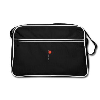Happy Balloon Smile - Retro Bag - black/white - Front