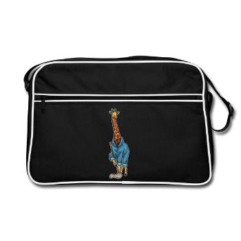 Giraffe Cleaner Mop - Retro Bag - black/white - Front