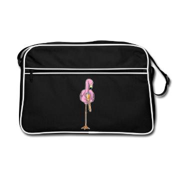 Jus de flamant rose - Sac Retro - noir/blanc - Devant
