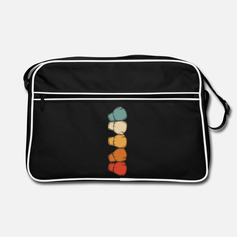 Graphique de gants de boxe pour boxeurs et entraîneurs Sac Retro