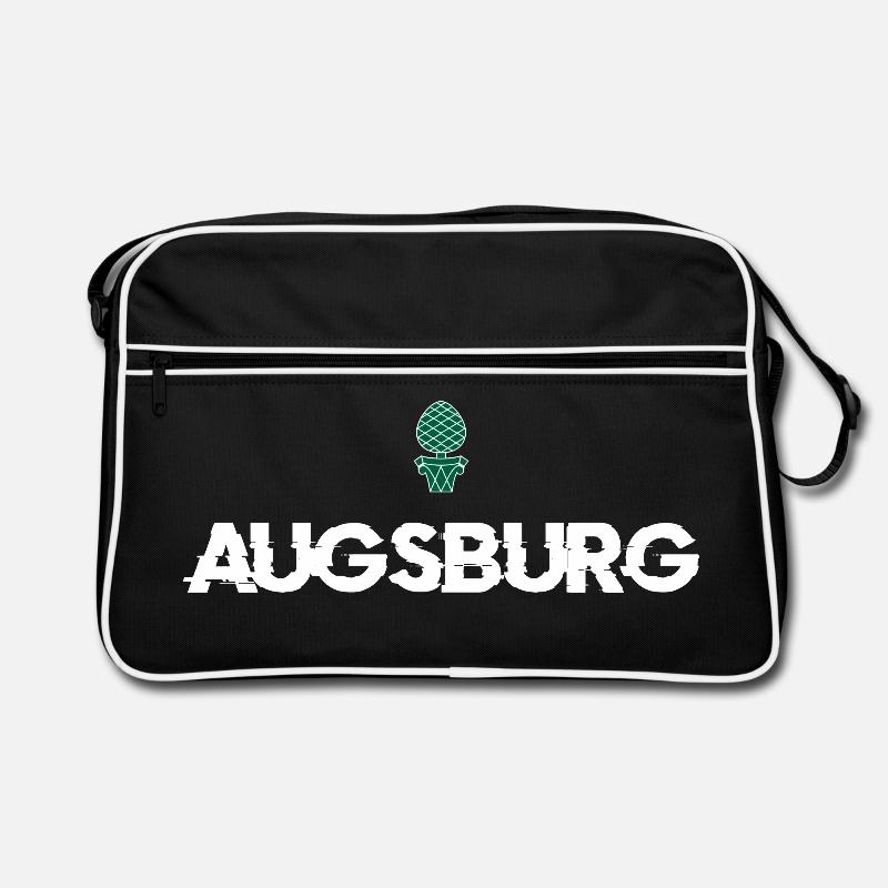 Augsburg Augsburger - Retro Tasche - Schwarz/Weiß