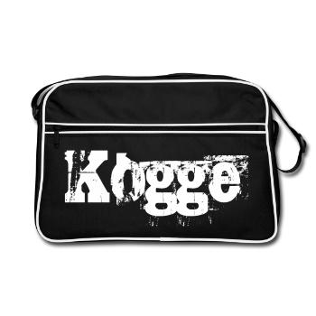 Kogge - Retro Tasche - Schwarz/Weiß - Vorne