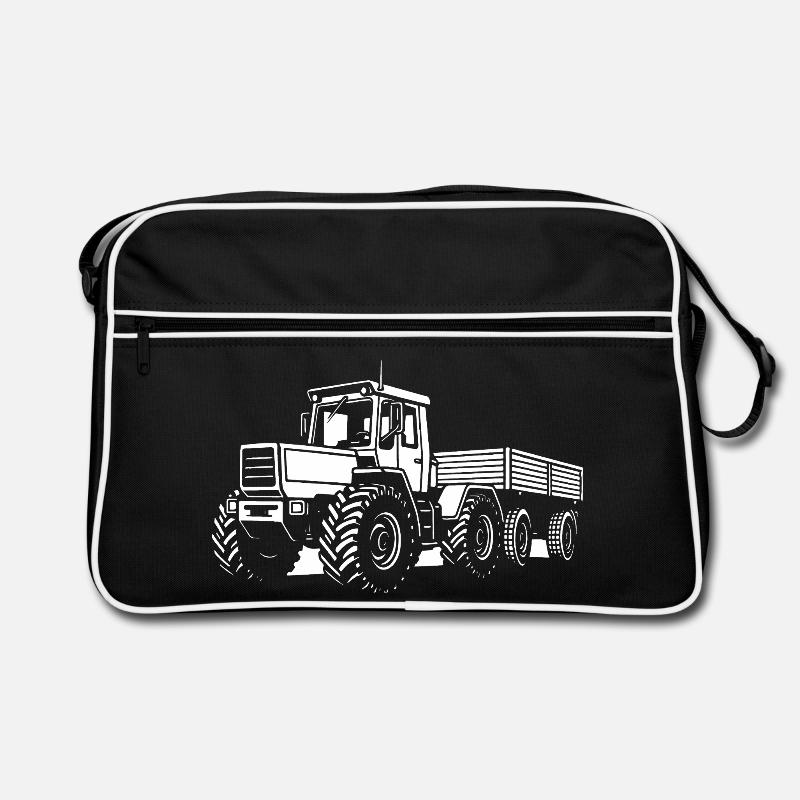 Schwerlast auf sechs Rädern Retro Tasche