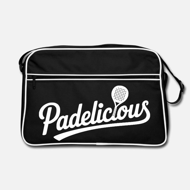 Paice - Retro Tasche - Schwarz/Weiß