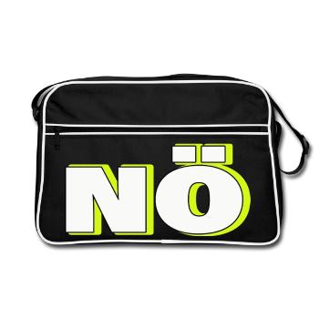 Non - Sac Retro - noir/blanc - Devant