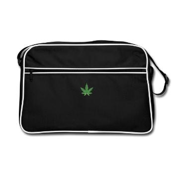 weed - Retro Bag - black/white - Front