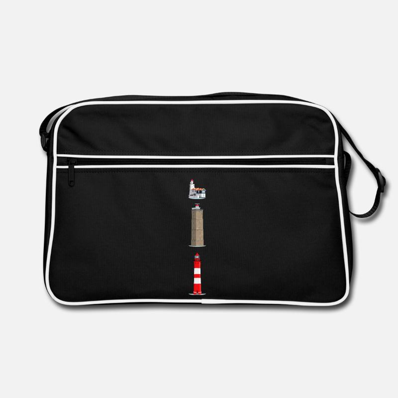 Lighthouses Ameland, Terschelling, Marche Retro Bag