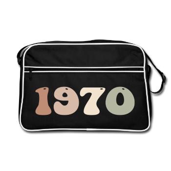 1970 - Retro Bag - black/white - Front