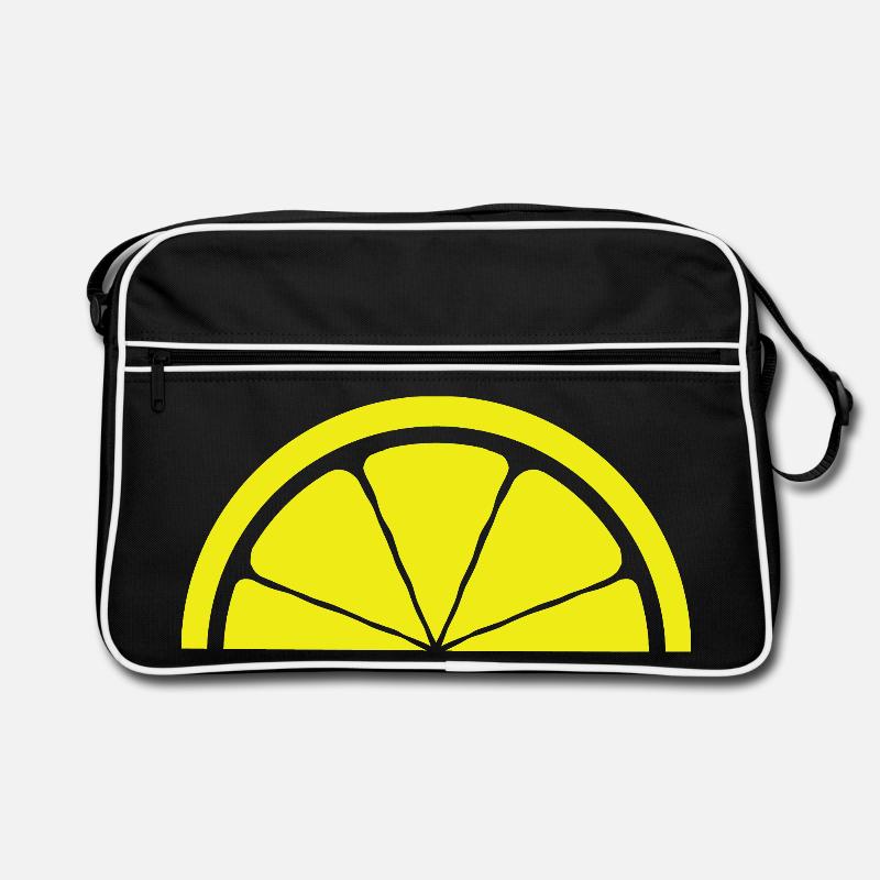 Zitrone Design Retro Tasche