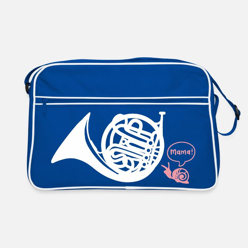 Waldhorn Hornist Retro Tasche