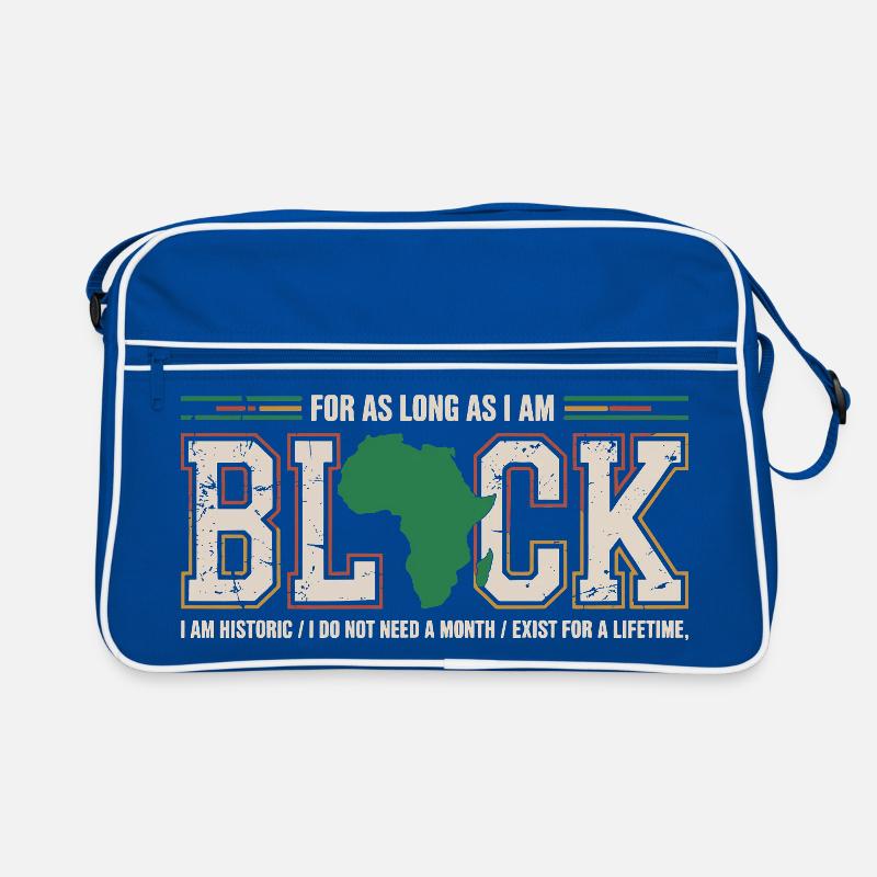 Fierté Afro Black History Month Vintage Sac Retro